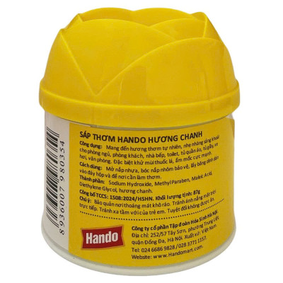 Sáp thơm 87gr Hando 6 mùi huơng (new)