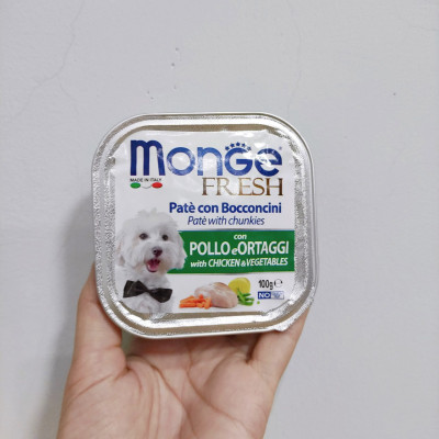 Pate Cho Chó Monge Nhiều Vị Thơm Ngon, Pate Monge Hãng Monge Ý 100g