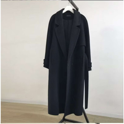 Áo mangto dạ cashmere cao cấp phong cách Hàn Quốc