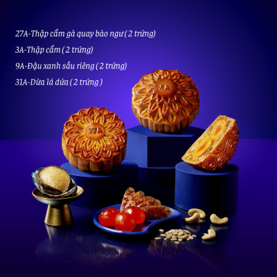 Hộp 4 Bánh Trung Thu Givral Tâm Giao 4 (250gr)