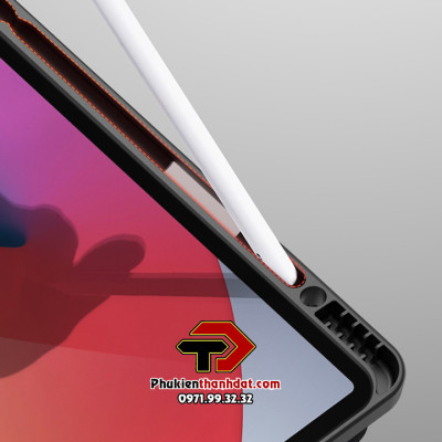 Bao da chống sốc iPad Pro 11 2021 chính hãng Dux Ducis Domo có ngăn để bút - Hàng chính hãng