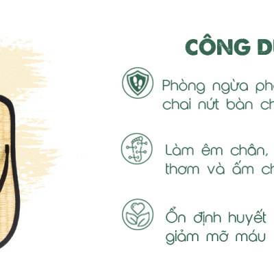 Dép chiếu xỏ ngón Hương Quế DKS-10 làm từ lụa tơ tằm - vải cotton - lớp đế cao su xốp cho đôi chân thơm, mát và khô thoáng