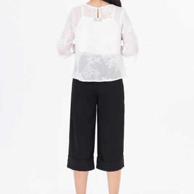  Áo Croptop Tay Lửng De Leah 