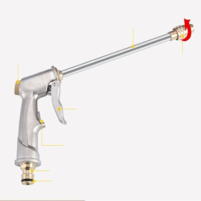  Bộ dây vòi xịt nước rửa xe, tưới cây . tăng áp 3 lần, loại 20m 206701-2 đầu đồng, cút, + tặng đai