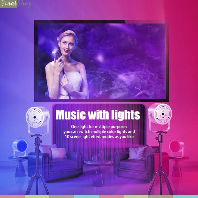 Luxceo Mood 2 - Đèn LED Cho Quay Phim, Chụp Hình, Hỗ Trợ 10 Hiệu Ứng, Điều Khiển Từ Xa, Đổi Màu Theo Âm Nhạc- Hàng chính hãng