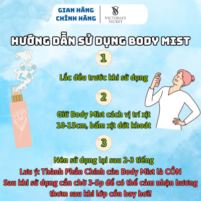 Body Mist Victoria Secret Chính Hãng Velvet Petals, Xịt Thơm Body Toàn Thân Hương Nước Hoa 250ml