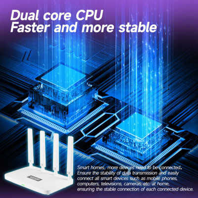 Bộ phát wifi6 tốc độ cao WR1800K, router wifi6 băng tần kép mesh tốc độ cao lên đến AX1800 Mbps khả năng xuyên mạnh mẽ - Hàng chính hãng/ Hàng nhập khẩu