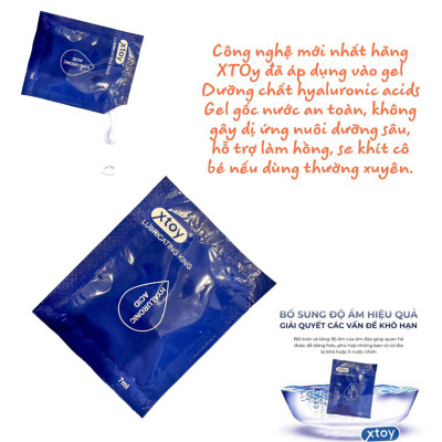 Gel bôi trơn gốc nước Xtoy Lubricatinng King gói 7ml
