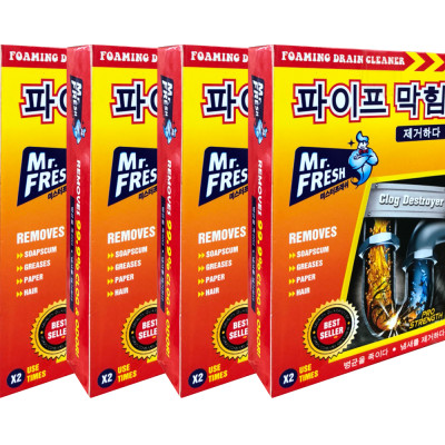Combo 3 hộp 6 gói bột thông tắc làm sạch đường ống Hàn Quốc (100g/gói)