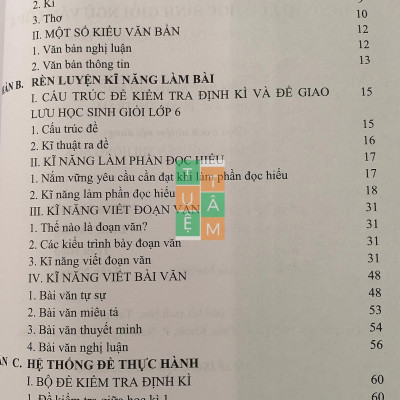 Sách - Hướng dẫn làm bài kiểm tra định kì, đề giao lưu học sinh giỏi Ngữ Văn lớp 6