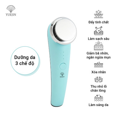 Máy đẩy tinh chất massage nâng cơ mặt bằng sóng siêu âm, máy điện di tinh chất bằng ánh sáng sinh học