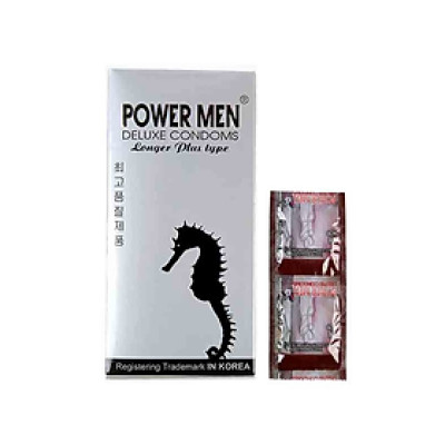 Bao Cao Su Cá Ngựa Bạc Chống XTS Power Men Longer Plus - Hàng Chính Hãng 100% - Che Tên Sản Phẩm