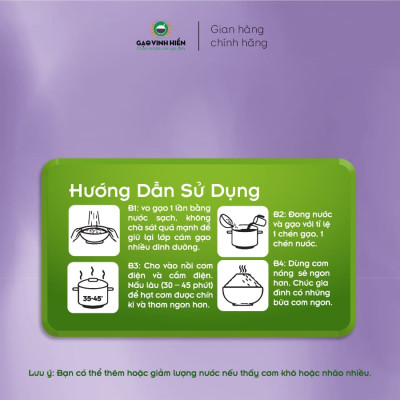 Đặc sản Tiền Giang - Gạo Đỗ Quyên Vinh Hiển 5kg - OCOP 4 SAO