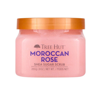 Tẩy Tế Bào Chết Cơ Thể Tree Hut Shea Sugar Scrub Moroccan Rose Tăng Đàn Hồi Và Giảm Kích Ứng Da 255g