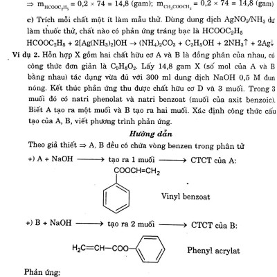 Bài Tập Hay & Khó Hóa Học Lớp 12