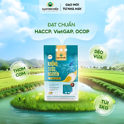 Đặc sản Tiền Giang - Gạo hương lài sữa Khổng Tước Nguyên (5Kg) - OCOP 4 SAO