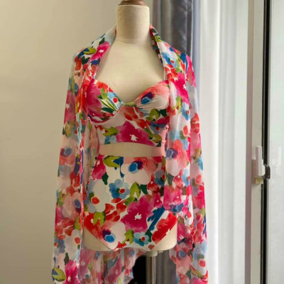 Set Bikini Đi Biển 3 Món Điệu Đà 