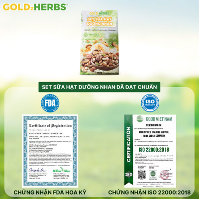 Set Sữa Hạt Dưỡng Nhan Goldzherbs – 252g/ 500g