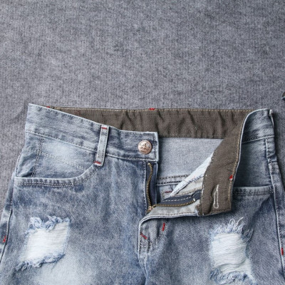 Quần short jean nam xám đậm Q416 Muidoi