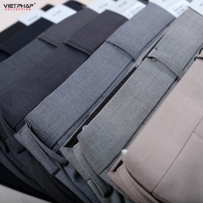 Quần Tây Nam VIỆT PHÁP Form Classic Không Ly Chất liệu Cao Cấp Chống Nhăn, Độ Bền Cao 2347