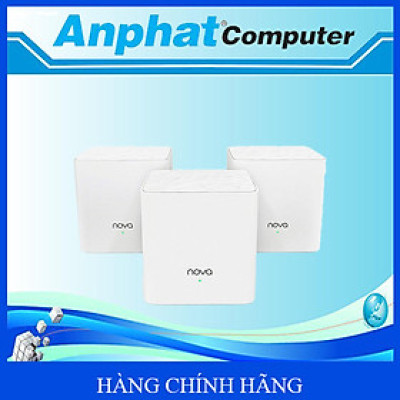 Bộ 3 thiết bị phát wifi Tenda MW3 1200M 3Pack- Hàng Nhập Khẩu
