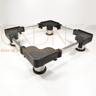 Chân đế máy giặt-Kệ máy giặt-Đế máy giặt trụ inox cao cấp (Combo 2 sản phẩm)