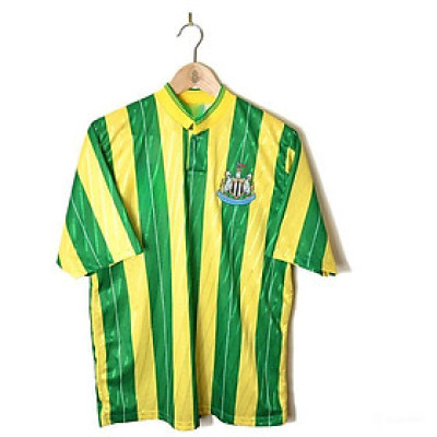 Áo Bóng Đá Retro Newcastle 1988 - Sân Khách bản cao cấp vải Cotton Polyester