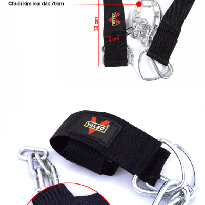 Đai Xích Treo Tạ Tập Cơ Cổ Valeo Head Harness