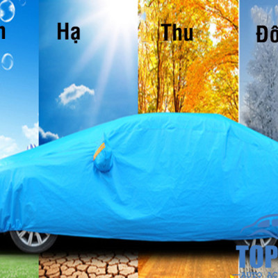 Bạt phủ xe hơi cách nhiệt, bạt trùm xe ô tô từ 4-7 chỗ chất liệu vải Oxford cao cấp YXXL+ ( dành cho xe bán tải)