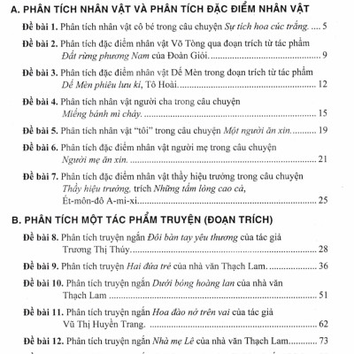Cảm Thụ, Phân Tích Tác Phẩm Văn Học Ngoài Sách Giáo Khoa - Tác Phẩm Truyện (Dùng Chung Cho Các Bộ SGK Hiện Hành) -HA
