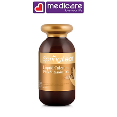 Viên Uống SPRINGLEAF Bổ Sung Vitamin D3 Giúp Xương Chắc Khỏe Hộp 200 viên