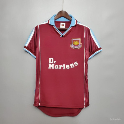 Áo Bóng Đá Retro West Ham United 1999/2001 - Sân Nhà bản cao cấp vải Cotton Polyester