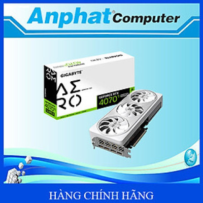 Card màn hình VGA Gigabyte GeForce RTX 4070 Ti Super Aero OC 16G (N407TSAero OC-16GD) - Hàng Chính Hãng