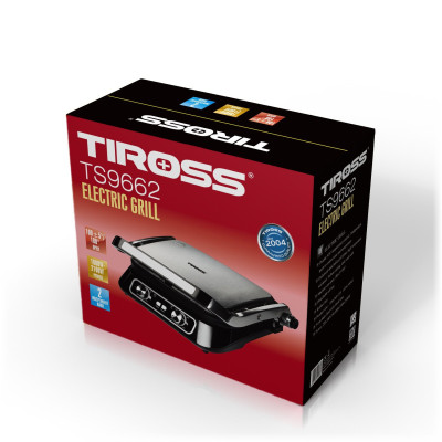 Kẹp nướng điện Sandwich Tiross TS9662- Hàng chính hãng