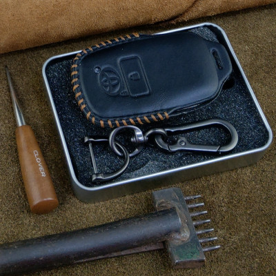 Bao Da Chìa Khóa Ô Tô Handmade Toyota RAIZE 2022 Da Bò Thật - hàng chính hãng