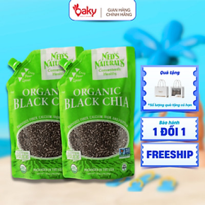 (Combo 2 Túi) Hạt Chia Ned Nature Nhập Khẩu Mỹ - Túi 400g