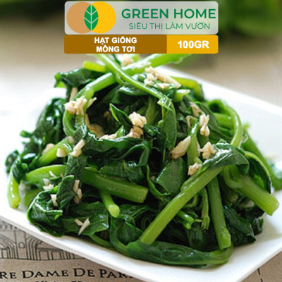 Hạt Giống Rau Mồng Tơi GreenHome, GÓI 100GR, Dễ Trồng Quanh Năm, Nảy Mầm Cao,Năng Suất Cao R30