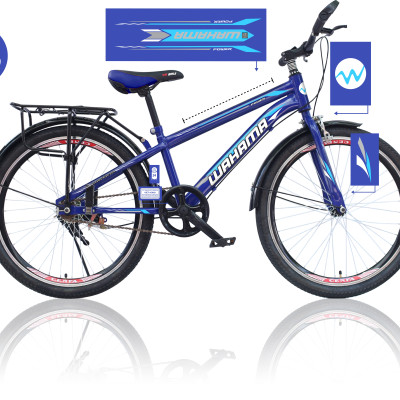 Xe đạp Wahama POWER 24 inch - Phù hợp với người cao từ 1m35 trở lên