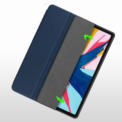Case bao da chống sốc canvas cho iPad 10.2 inch 2020 / 2021 hiệu Mutural Yashi Series trang bị ngăn đựng bút, thiết kế tản nhiệt, hỗ trợ smartsleep - hàng nhập khẩu