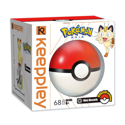 Đồ Chơi Lắp Ráp KEEPPLEY Pokemon Mini Meowth B0103
