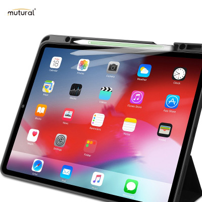 Bao da dành cho iPad Pro 12.9 2021 M1 chính hãng Mutural chống sốc - Hàng nhập khẩu ( Tặng kèm kính cường lực Nillkin )