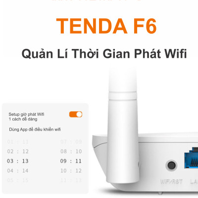 Bộ Phát Wifi Tenda F6 - Hàng Nhập Khẩu