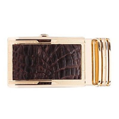  Đầu khóa da cá sấu Huy Hoàng nhiều loại màu nâu đất HJ9210-14-18-22 