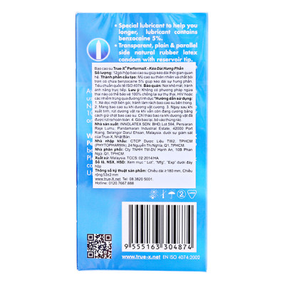 Bao Cao Su True - X PerformaX - Kéo Dài Hưng Phấn 12