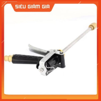 Bộ dây vòi xịt nước rửa xe, tưới cây . tăng áp 3 lần, loại 3m, 5m 206318Gđầu đồng, cút, nối đen, d.vàng
