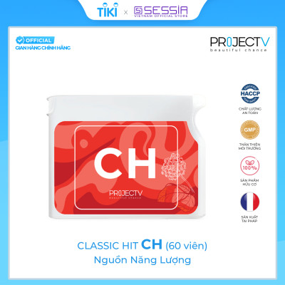 [VOUCHER 200K & TẶNG 5 TÚI PV ZIP] Thực Phẩm Sức Khoẻ CH+A | V Alphabet - Năng lượng mạnh mẽ, Chống oxy hóa tự nhiên - PROJECT V - Xuất xứ Pháp, Hàng Chính Hãng