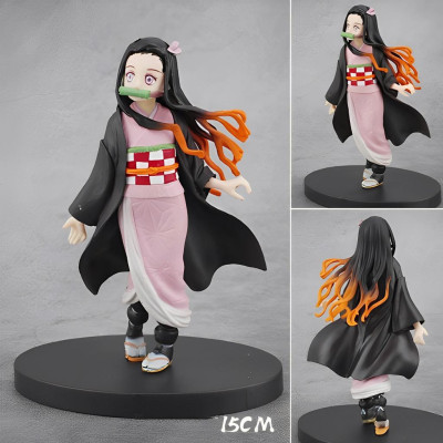 Mô Hình Nezuko 15cm Cao Cấp Mô hình Kimetsu no Yaiba Cao Cấp, Figure Mô Hình Anmie Thanh Gươm Diệt Quỷ