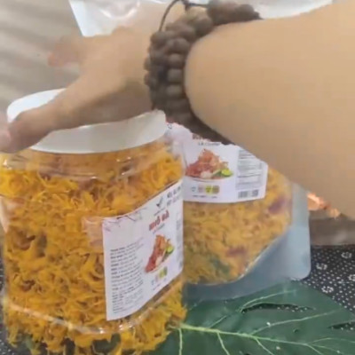 Combo 2kg khô gà lá chanh giòn vừa, cay lá chanh VIETTINMART