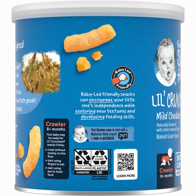 Thực Phẩm Bổ Sung Bánh Ăn Dặm Gerber Lil