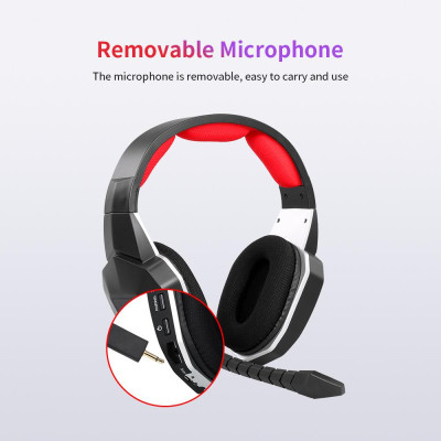 Tai nghe chơi game không dây HW-N9U 2.4G  âm thanh vòm ảo 7.1 với micrô có thể tháo rời